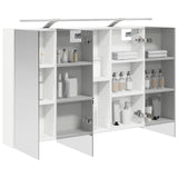 Bathroom Mirror Cabinet White 100 x 14.5 x 70 cm 889127