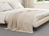 Throw Blankets 24 pcs Beige 170 x 130 cm Fleece 42017085