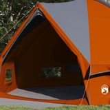 Teepee Tent 10-Person Grey and Orange 567 x 470 x 242 cm 42004067