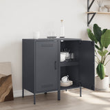 Sideboards 2 pcs Anthracite 36x39x79 cm Steel 843017