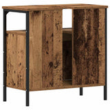 Bathroom Sink Cabinet Old Wood 60x30x60 cm Engineered Wood 862232