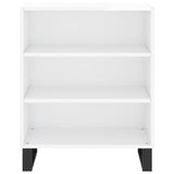 Sideboard High Gloss White 57x35x70 cm Engineered Wood 827142