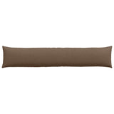 Sofa Pillows 2 pcs Brown 200 x 40 cm Fabric 42013872