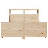 Bed Frame without Mattress 120x190 cm Small Double Solid Wood Pine 3306477