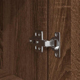 Highboard Brown Oak 70x35x180 cm Engineered Wood 3328477