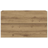 Sink Cabinet Artisian Oak 90x38.5x45 cm Engineered Wood 856250