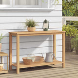 Console Table Brown 110 x 40 x 75 cm Solid Teak Wood 42002312