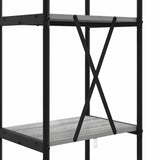 Bookshelf Grey Sonoma 40 x 30 x 183 cm Engineered wood 879872