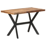 Dining Table 120x60x75 cm Solid Wood with Honey Finish 321545