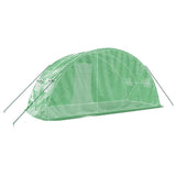 Greenhouse with Steel Frame Green 10 m 5x2x2.3 m 364085