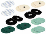 Floor Polisher Pad Set 20 pcs 14 cm Multicolour 42048126
