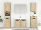 Bathroom Cabinet Sonoma Oak 64.5 x 33.5 x 59 cm Engineered Wood 880739