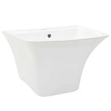 Basin White 53 x 44 x 37 cm Glazed Ceramic 143015