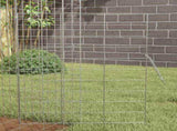 Rabbit Cage Silver 100 x 78 x 78 cm Galvanised Steel 42019232