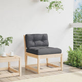 Garden Sofa with Cushions Solid Wood Pine 844689