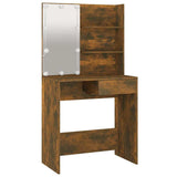 Dressing Table Brown Oak Engineered wood, Acrylic Compact 820483