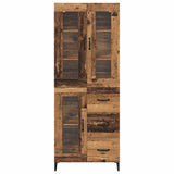 Highboard Old Wood 69.5 x 34 x 180 cm Engineered Wood 3415633