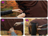Horse Blanket Full Dark Brown 125 cm Polyester 42013272