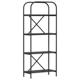 Bookshelf Black Oak 60 x 30 x 146 cm Engineered wood 879857