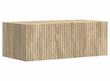 TV Cabinet Set Wall-mounted 2 pcs Sonoma Oak Engineered Wood 3408972