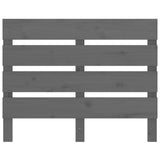 Headboard Grey 100x3x80 cm Solid Wood Pine 821334
