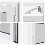 Basement Window "RISOR" 110x50 cm Tilt&Turn DIN Right White 4108326