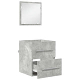 Bathroom Furniture Set with Drawer Grey 41 x 38.5 x 48 cm 875689