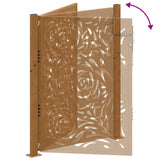 Garden Gate 100x150 cm Weathering Steel Flame Design 4100996