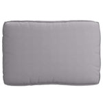 Pallet Cushion Set 2 pcs Grey 120 x 80 x 12 cm Oxford fabric 3329080