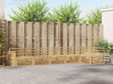 Outdoor Sofa Set 6 pcs White 306 x 128.5 x 73 cm 3391904