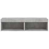 TV Cabinets with LED Lights 2 pcs Concrete Grey 60x30x30 cm 837134