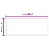 LED Bathroom Mirror 100x40 cm 151772