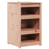 Outdoor Kitchen Cabinet MEPPEL 2 pcs White Solid Pine Wood 3443795