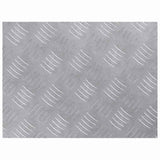 Checker Plates 4 pcs Silver 40 x 30 cm Aluminium 4104290