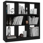 ZNTS Book Cabinet Black 97.5x29.5x100 cm Engineered Wood 800172