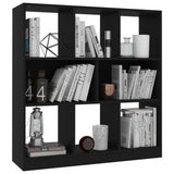 ZNTS Book Cabinet Black 97.5x29.5x100 cm Engineered Wood 800172