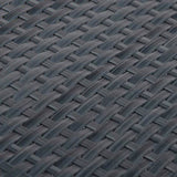Balcony Screens 10 pcs Anthracite 255x19 cm Poly Rattan 156311