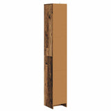 Bathroom Cabinet Old Wood 30 x 33 x 190 cm Engineered Wood 890758
