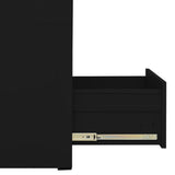 Filing Cabinet Black 46x62x72.5 cm Steel 336272