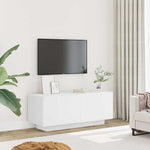 TV Cabinet White 100x35x40 cm Engineered Wood 804436