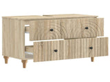 Bathroom Sink Cabinet ALKMAAR Sonoma Oak 82 x 41x 59 cm 896137