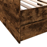 Daybed Smoked Oak Engineered Wood Small Single Daybed 3280864
