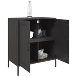 Sideboard Black 68x39x79 cm Steel 842976