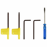 146719 12 Pieces Indexable Turning Tool Set 16x16 mm 100 mm