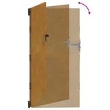 Garden Gate 85x200 cm Corten Steel 153261