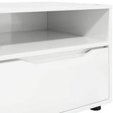 TV Cabinet High Gloss White 100 x 48 x 43 cm Engineered Wood 888931