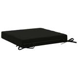 Seat Cushions SOEST 4 pcs 100% Polyester Black 50 x 50 x 7 cm 944571