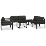 Table Anthracite Aluminium 60 x 60 x 38 cm Modular 49242