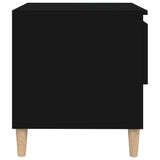 Bedside Tables 2 pcs Black 50x46x50 Engineered Wood 819535