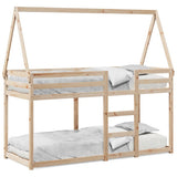 Bunk Bed without Mattress 90x200 cm Solid Wood Pine 3282079